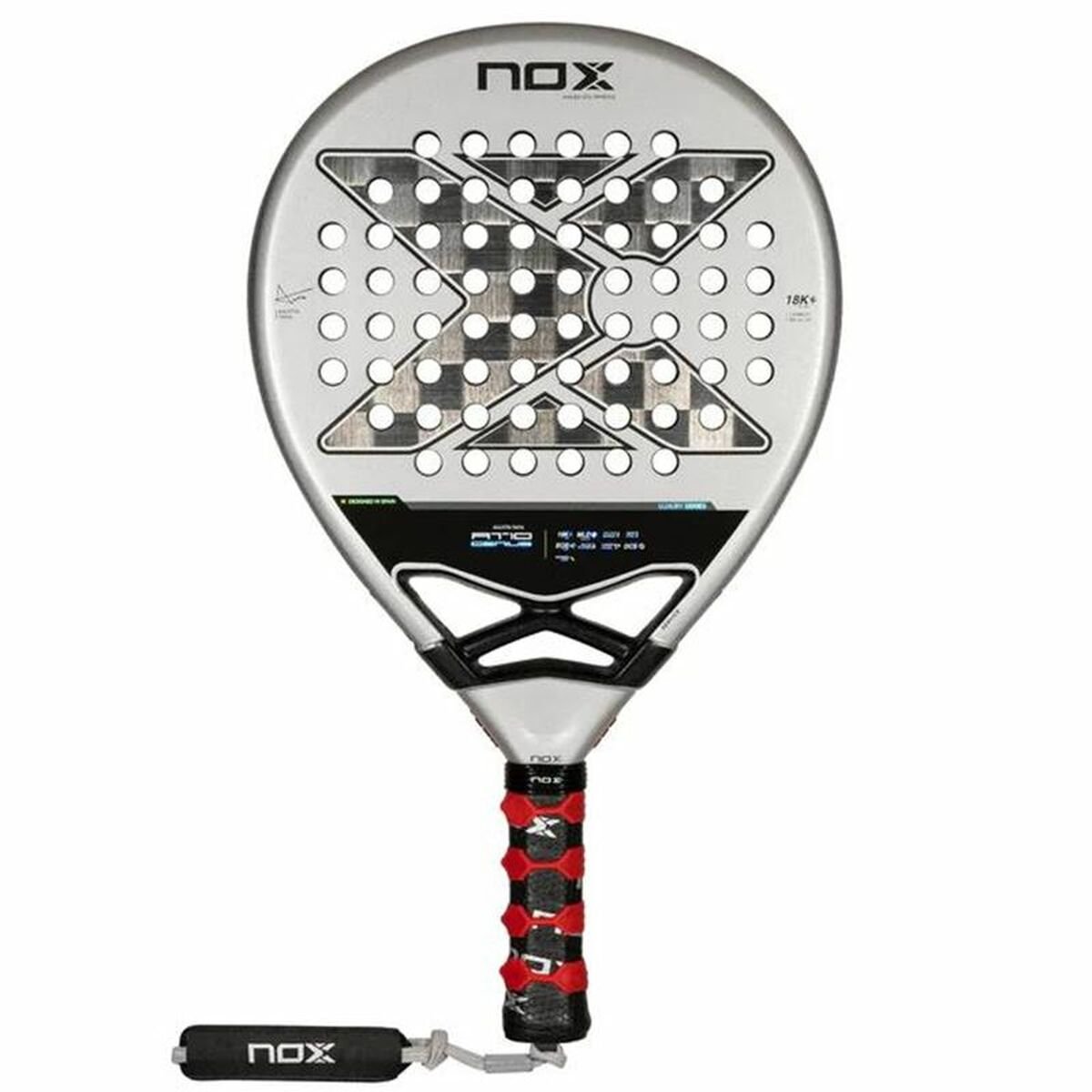 Padel Racket At10 Genius 18K Nox PAD AT10 LUX GEN 24 - Padelplezier.nl